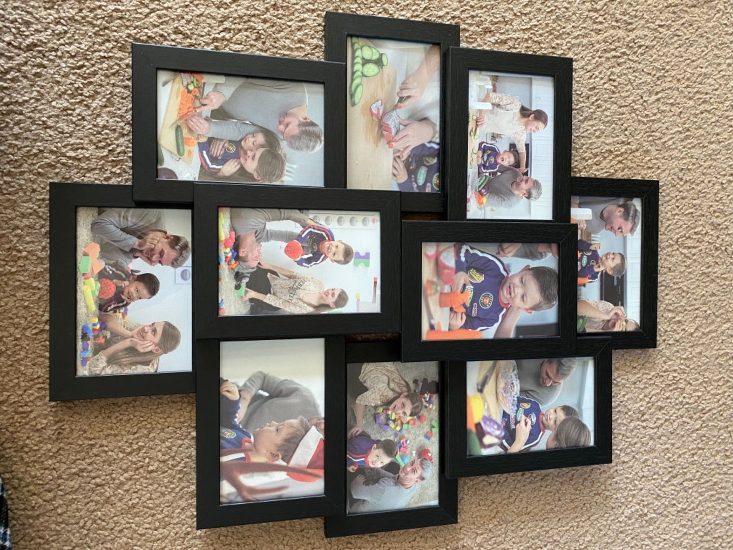 Collage Picture Frames, 4 x 6 Inches for 10 Photos, Assembly Required