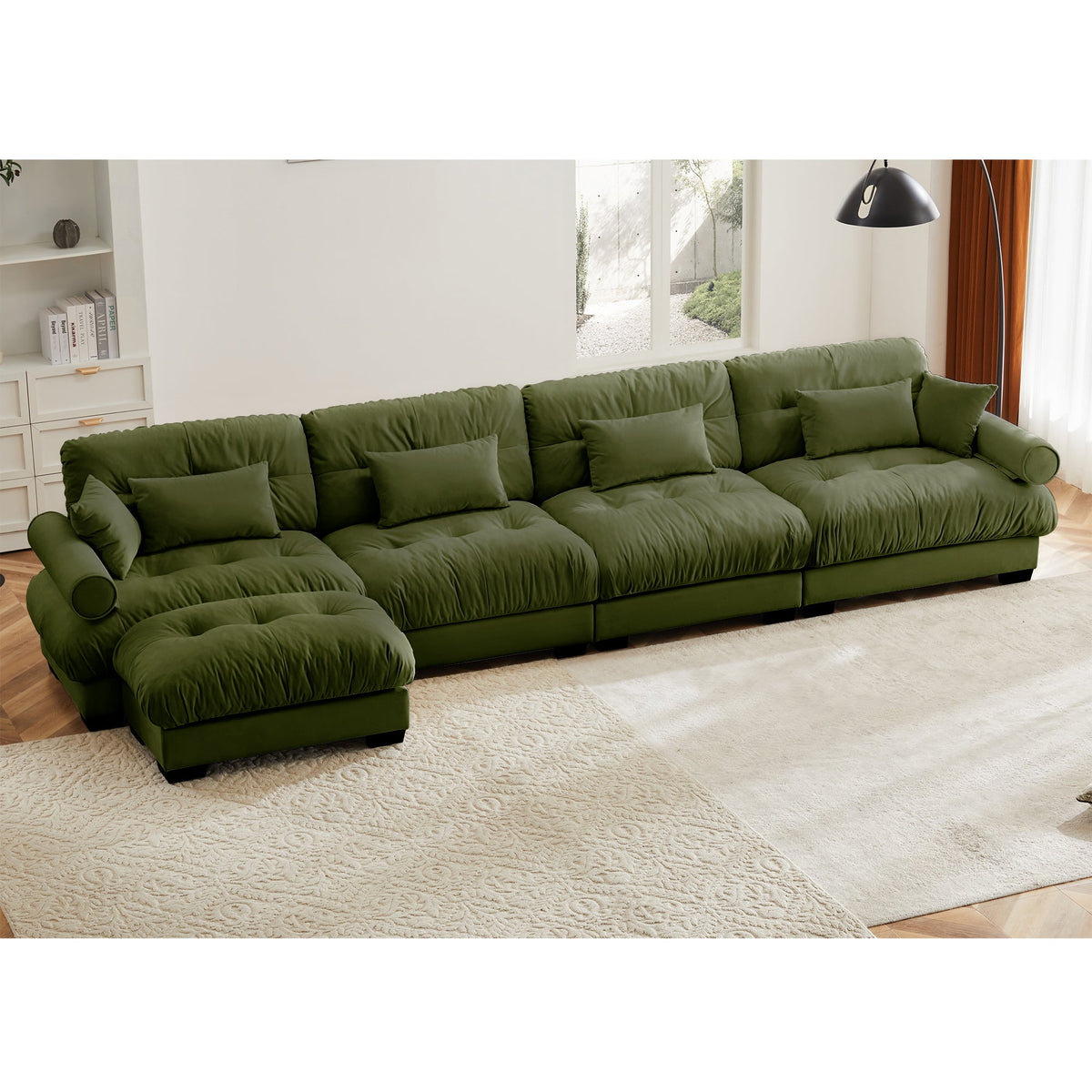 L Shaped Sectional Cloud Sofa