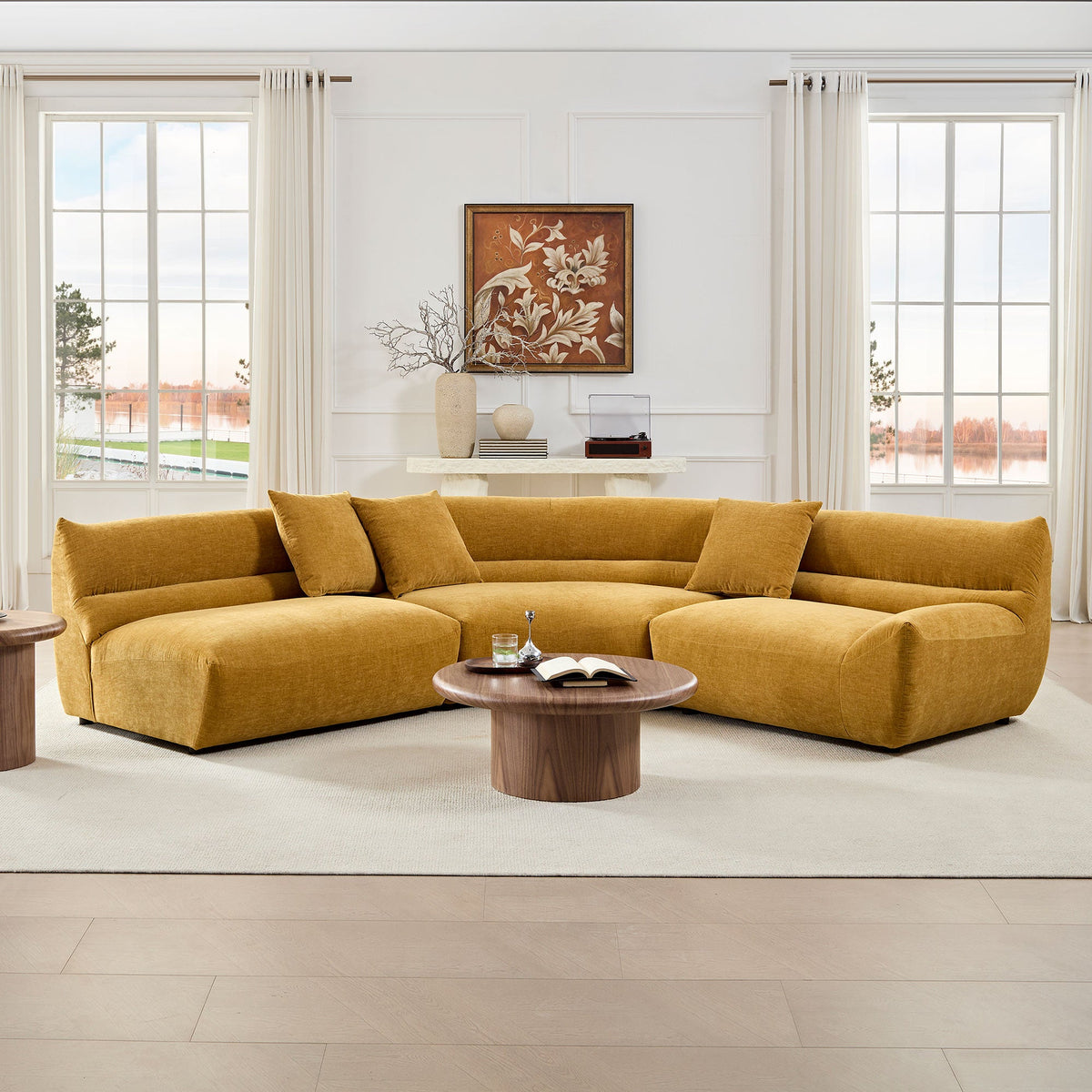 Modular Curved Sectional Sofa