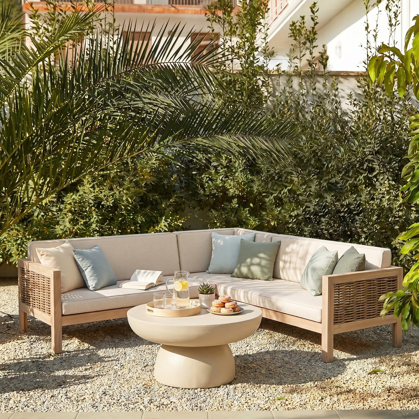 Emir Acacia 5 Seater Sofa Conversational Sets