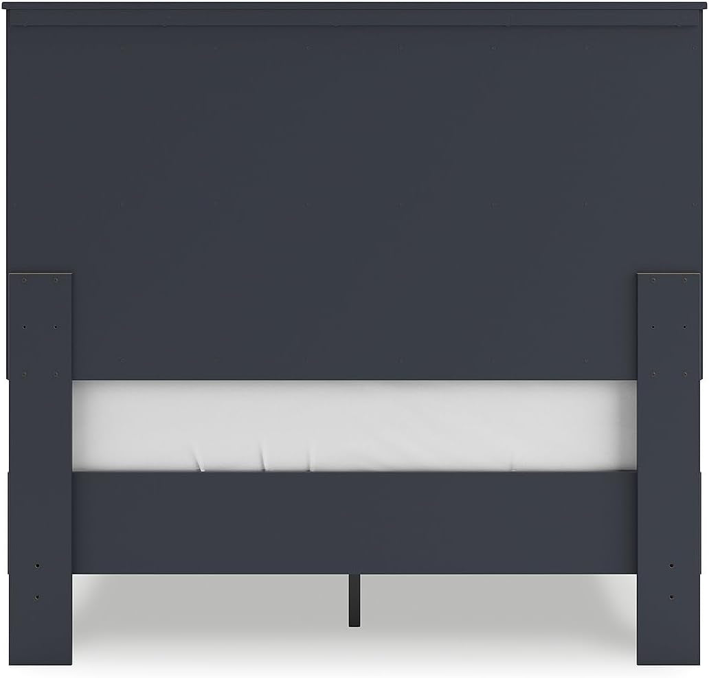 Stylish Navy Blue Full Panel Headboard for Bedrooms