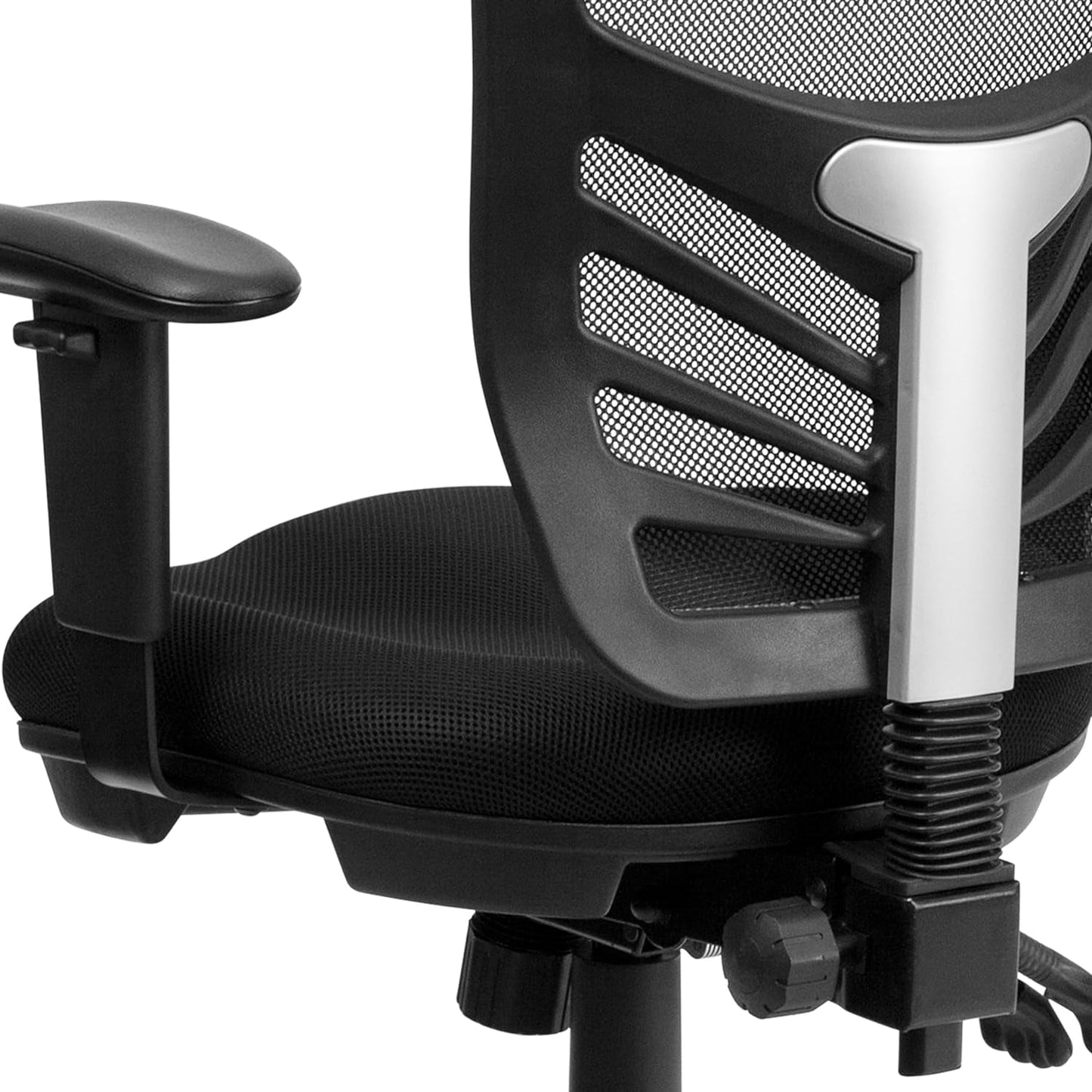 Ergonomic Mesh Office Chair With Adjustable Lumbar Black