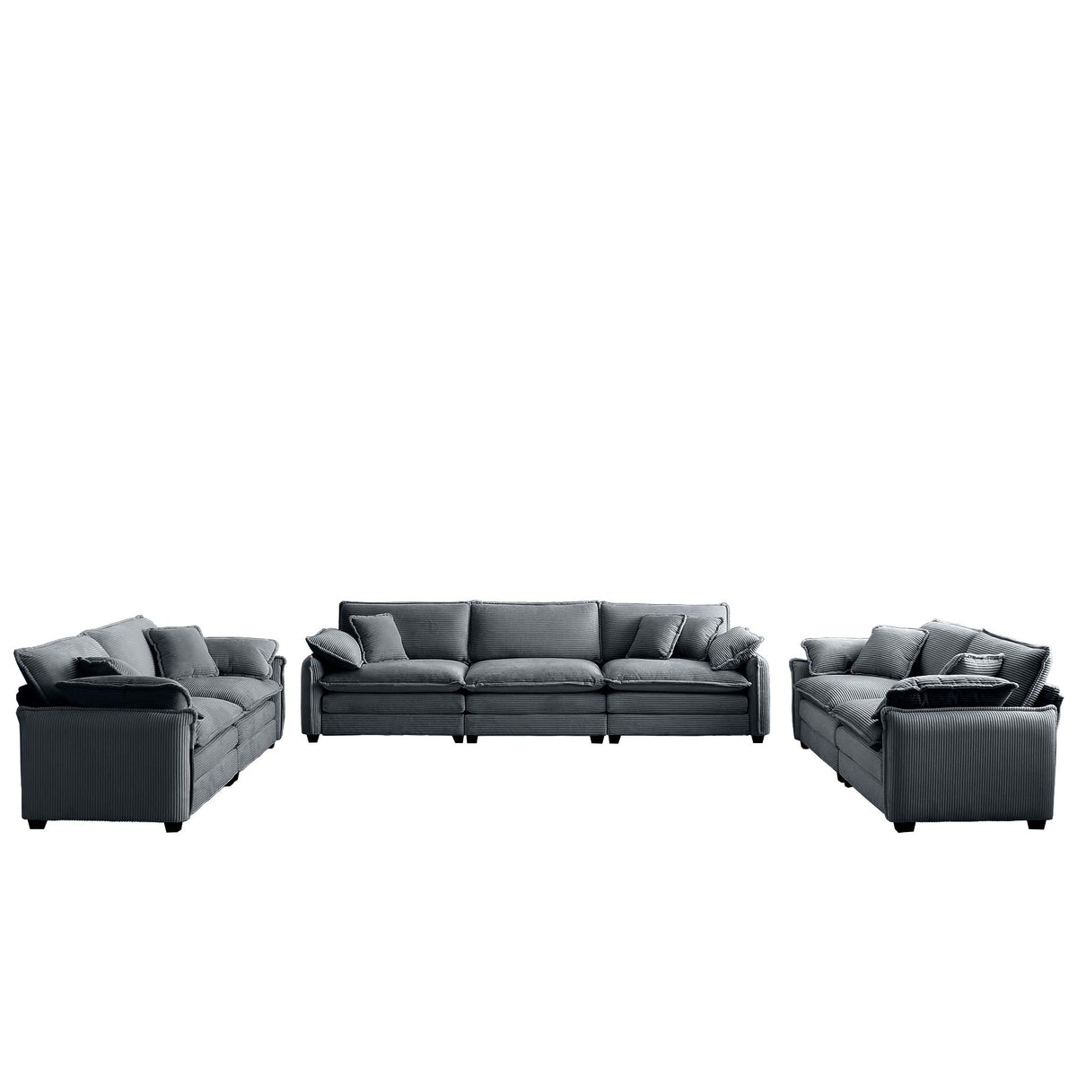 Modern Living Room Sofa 3 Pieces Set