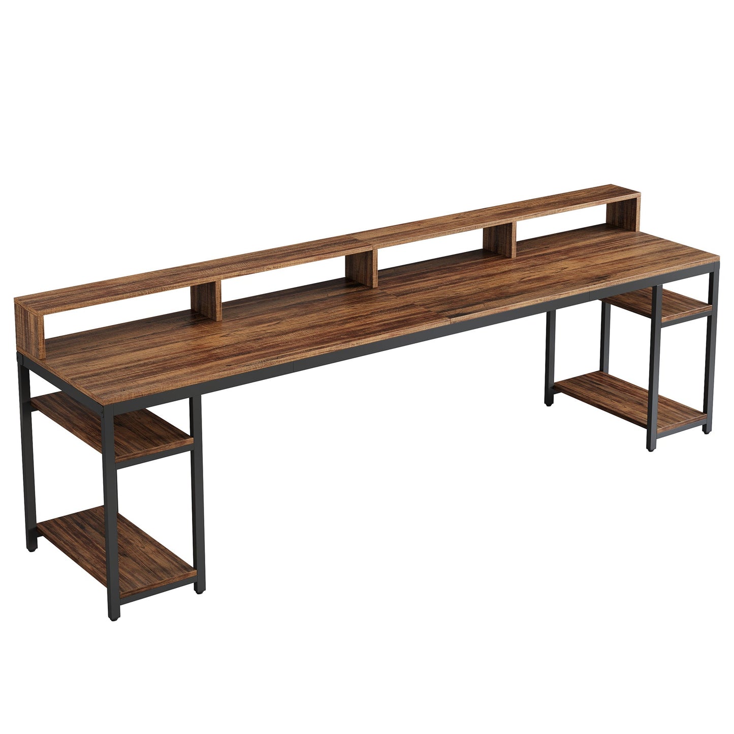 78" Two-Person Desk with X-Legs