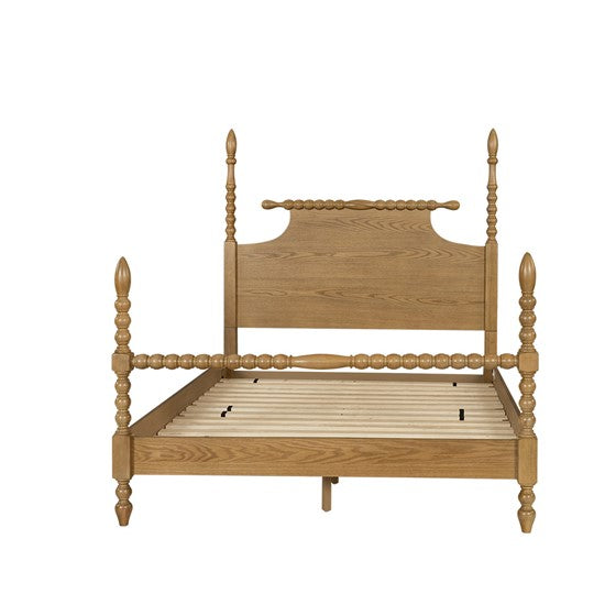 Solid Wood Queen Bed