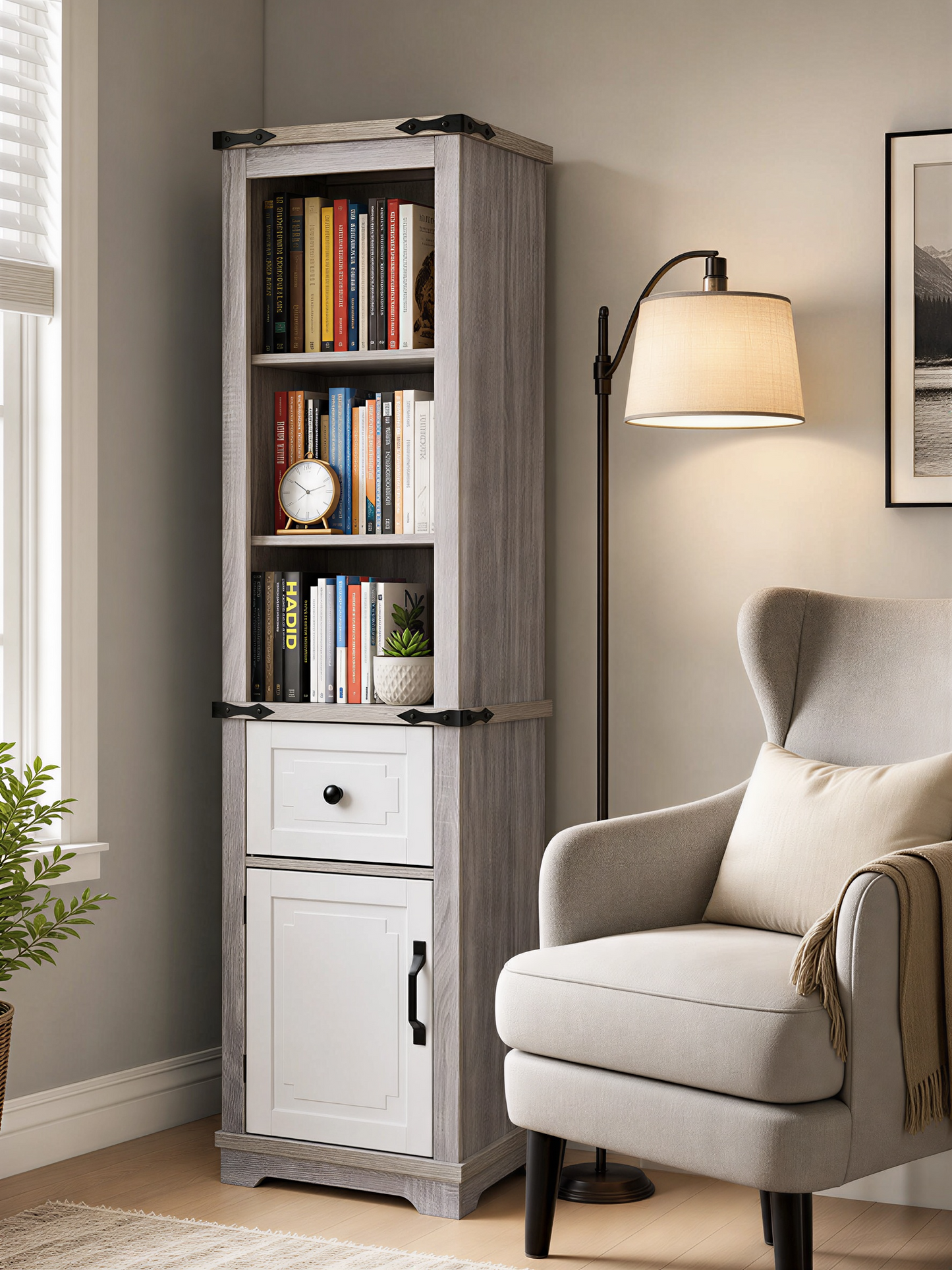 Narrow Bathroom Storage Cabinet