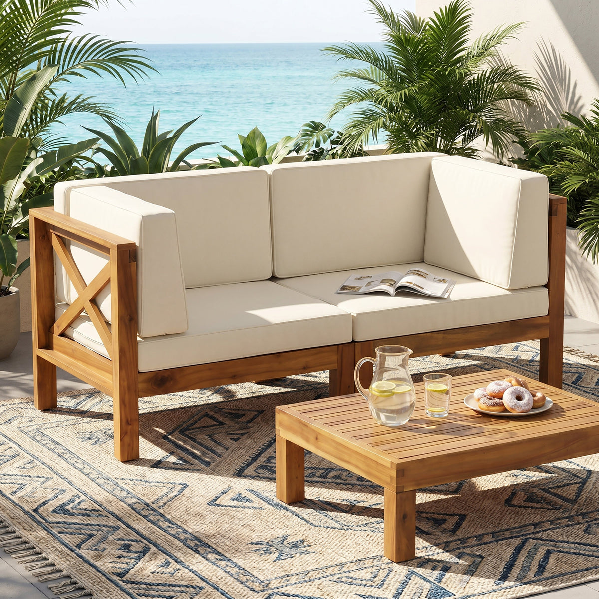 Brava X-Back Loveseat