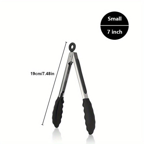 HighHeat Silicone Kitchen Tongs with Locking Grip 30cm