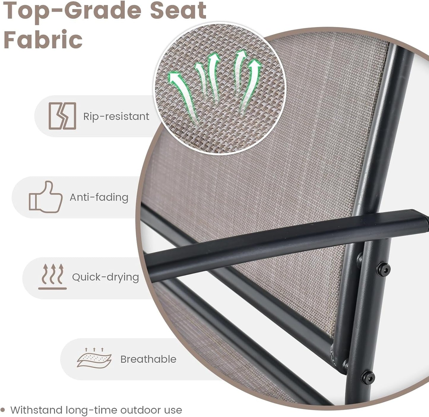 4 Piece Patio Glider Set With Gliding Loveseat Glass Table