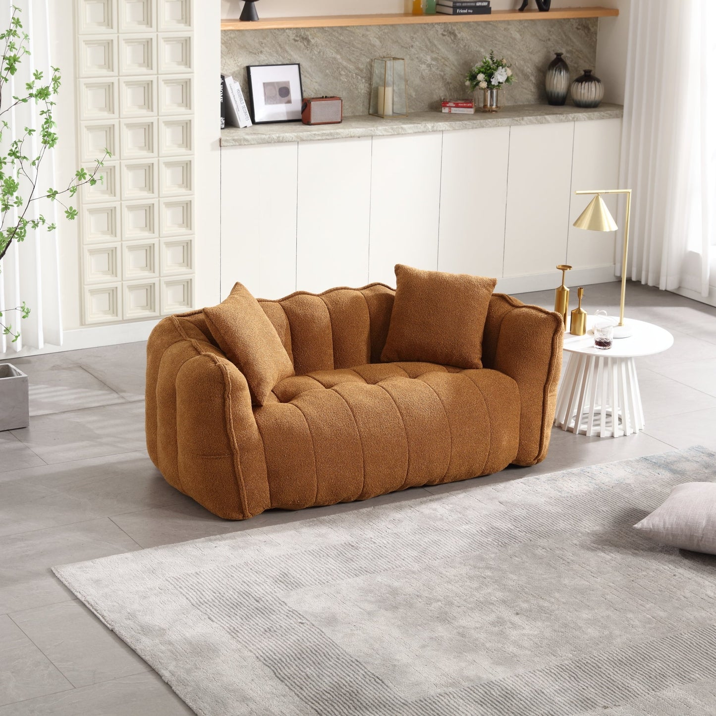 Cozy Beanbag Chair with High Resilience Foam Core