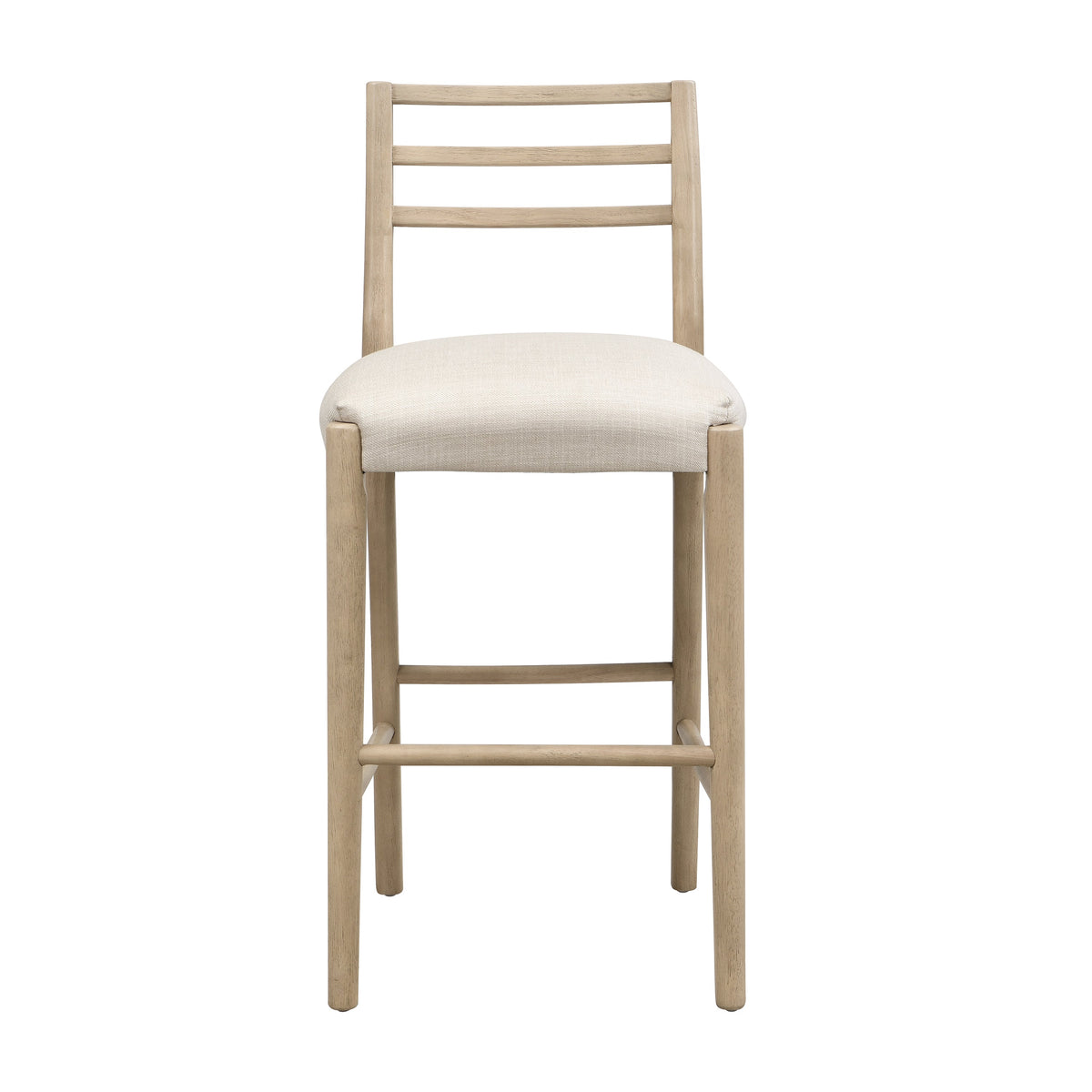 Ladder Back Bar Stool with Ladder Back (Set of 2)