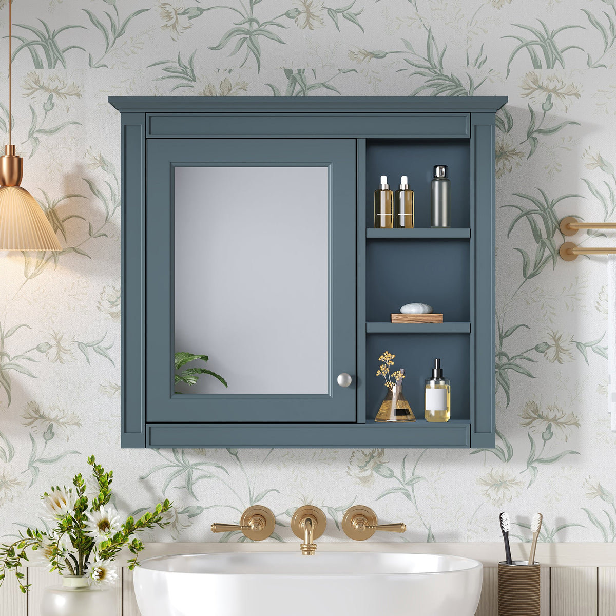 30" x 28" Medicine Cabinet with Mirror
