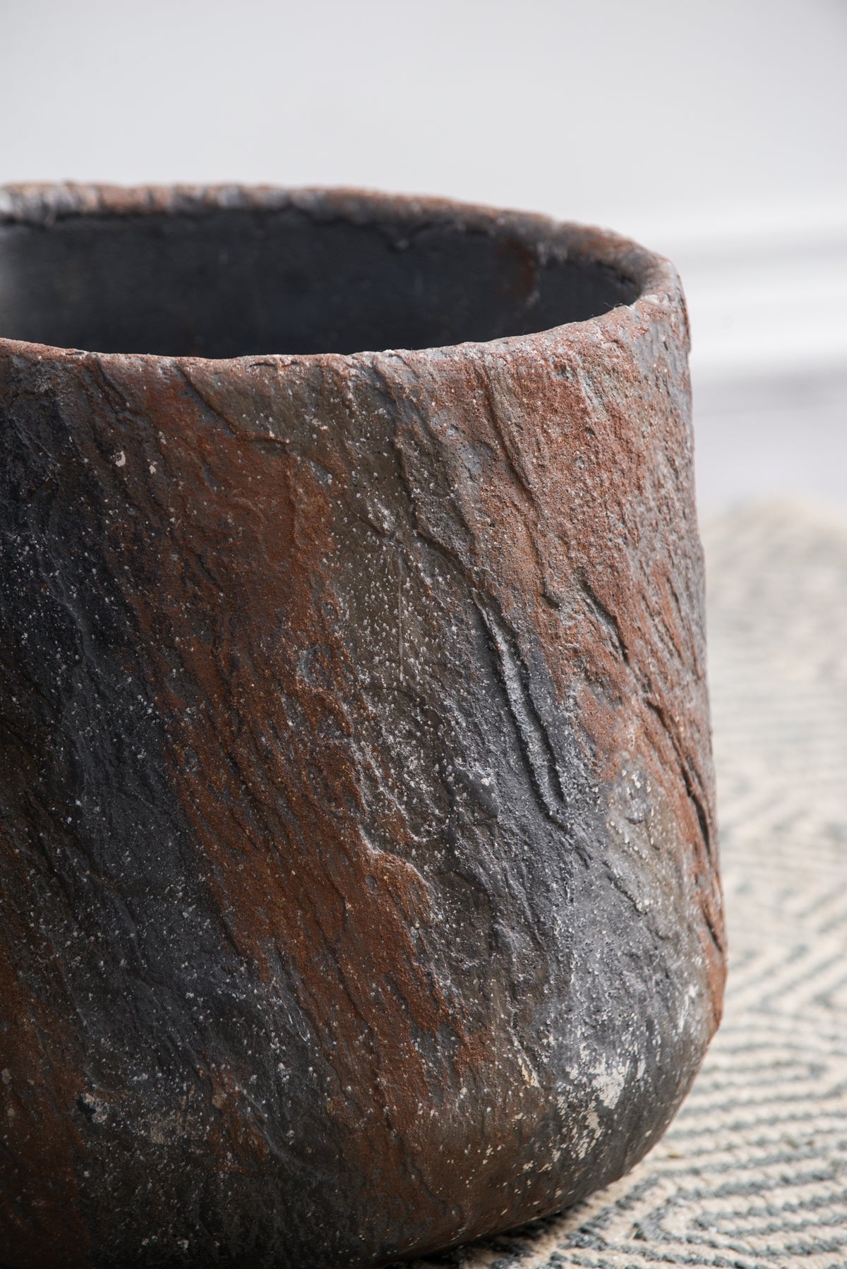 Cement Planter - 12.6" x 12.6" x 11.8"