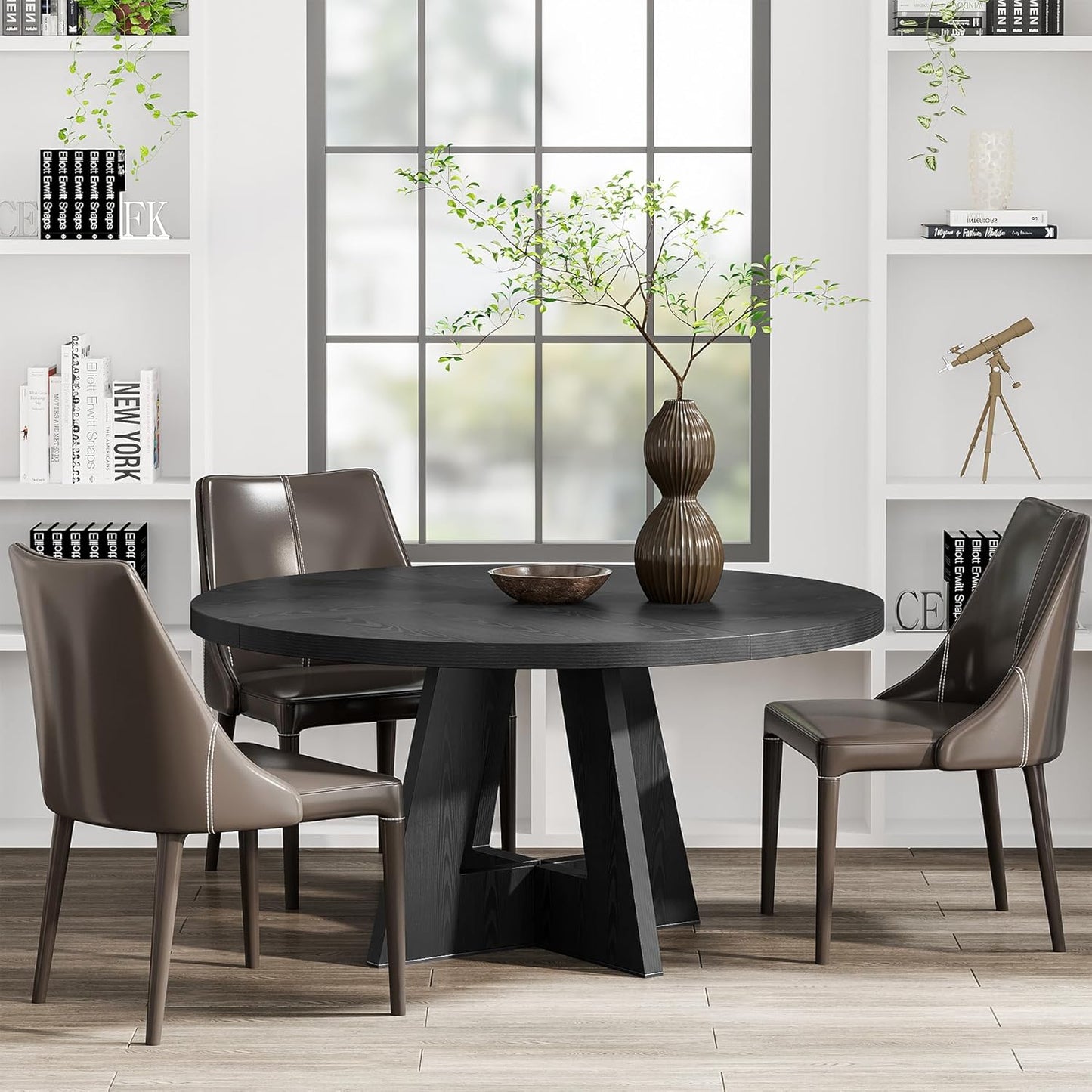 47" Round Farmhouse Dining Table