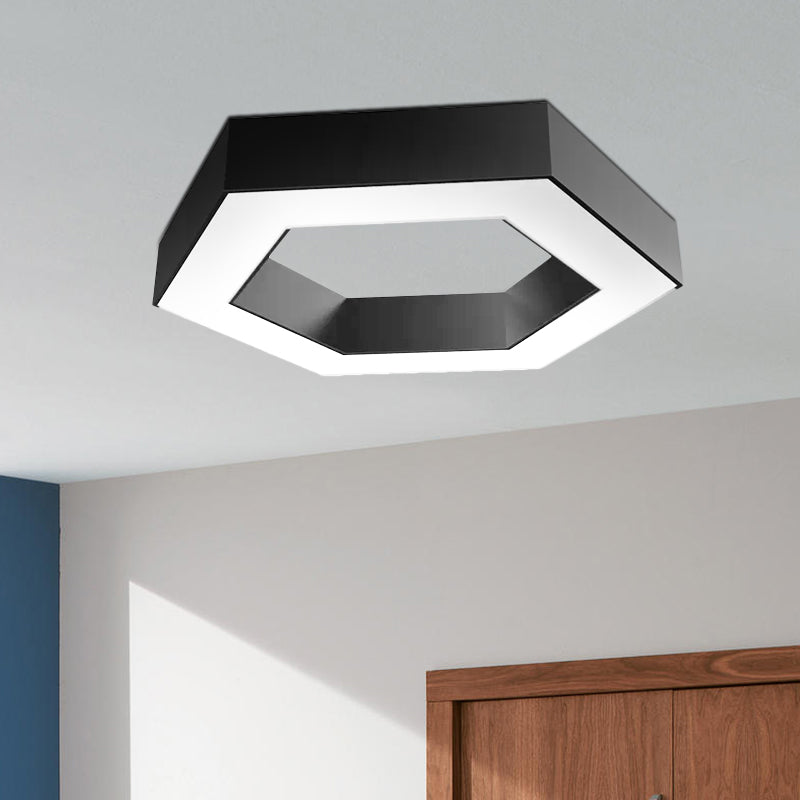 Adriana Simplicity Meets Energy Efficiency: The Honeycomb Flush Mount LED Light