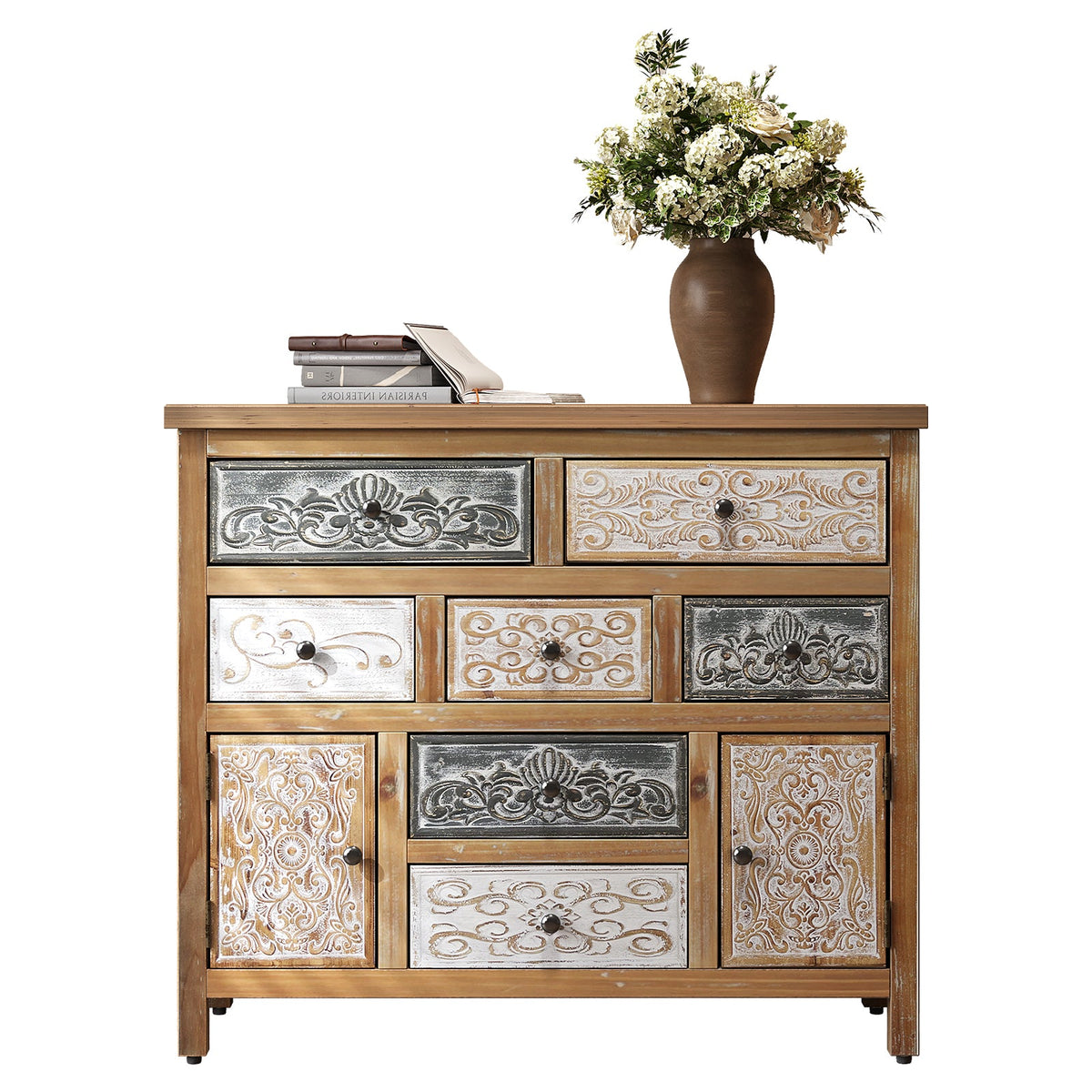 Vintage Wooden Accent Chest