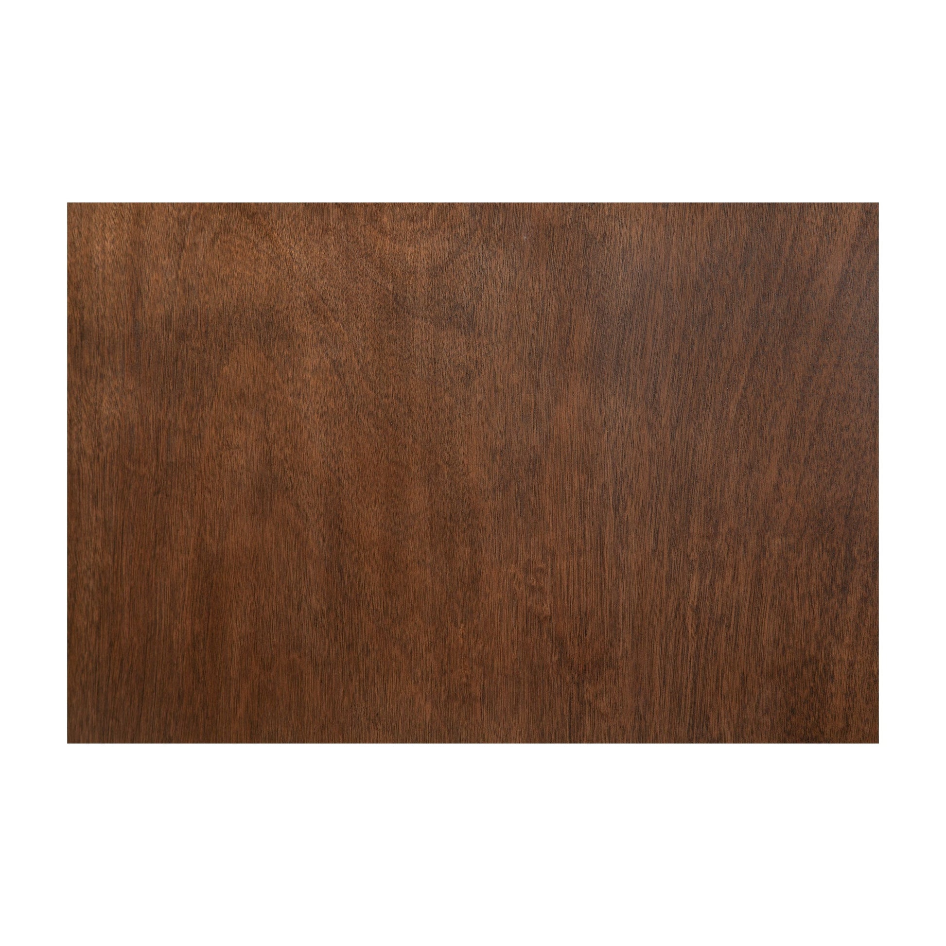 Flynn Small Chest top view showing rich walnut finish and sleek surface design.