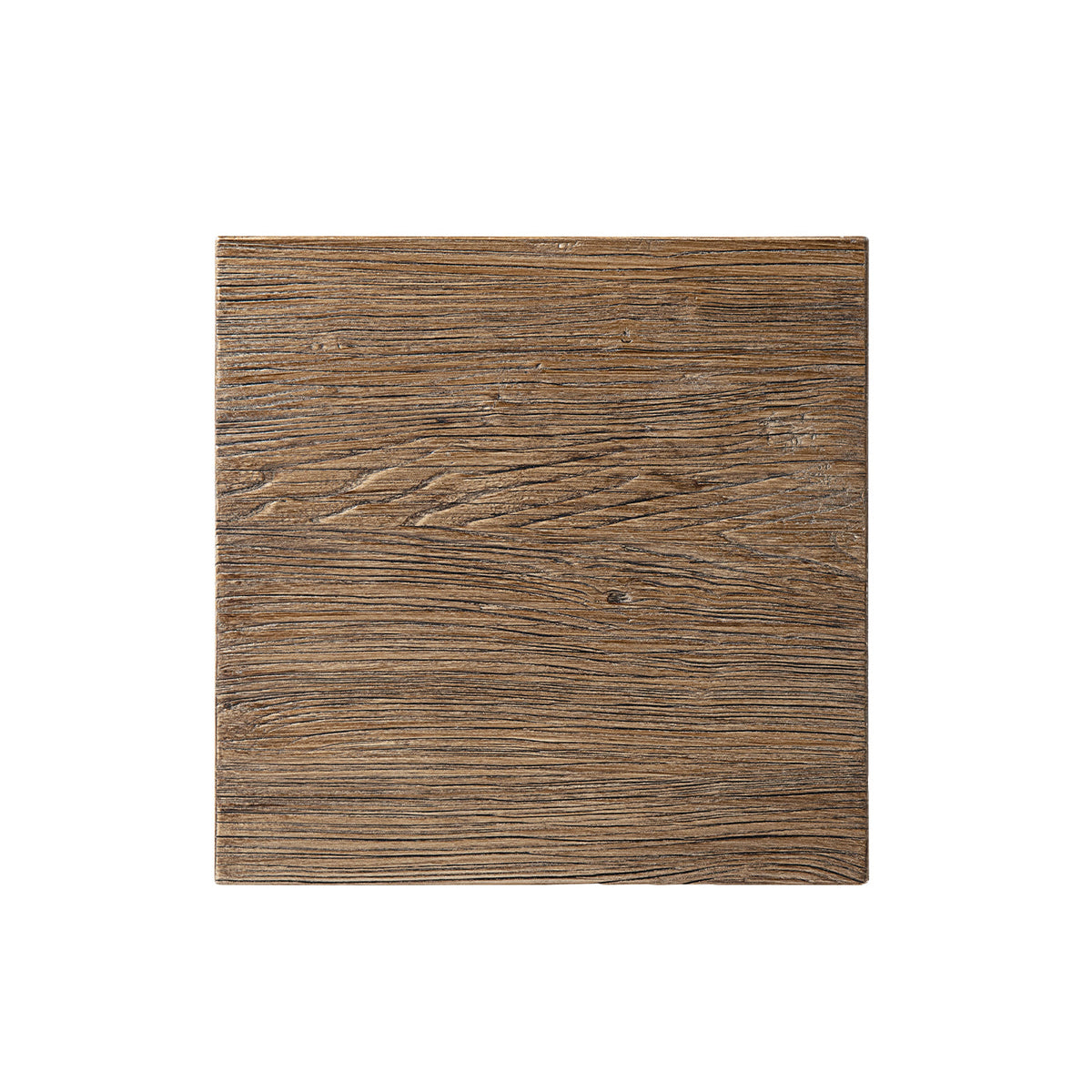 Hawthorne 18" Square Reclaimed Elm Trestle Side Table