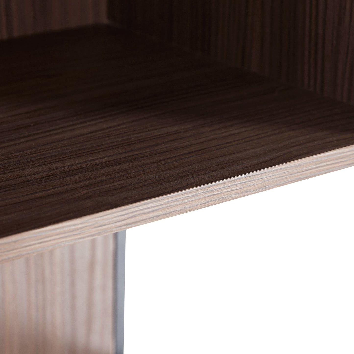 Modern Minimalist 51.2'' Tall Lighted Display Cabinet with Tempered Glass