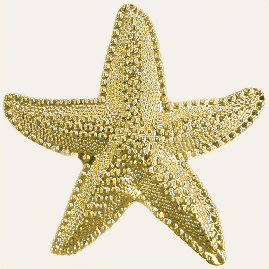 Gold Starfish Napkin Rings – Coastal Style Table Decor | Rust Resistant Dining Accessories