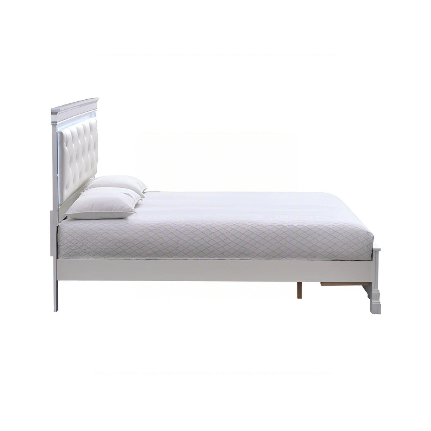 Verona G6735B-KSB King Bed (Mattress Not Included) - Pearl