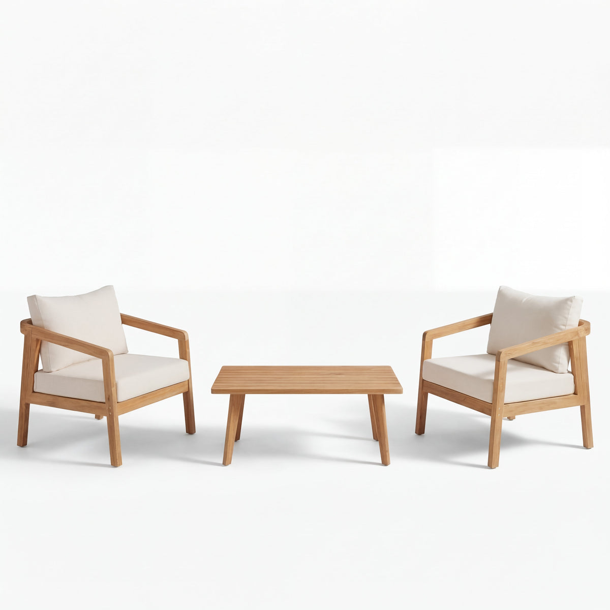Outdoor Patio Chair Set (Set of 3)