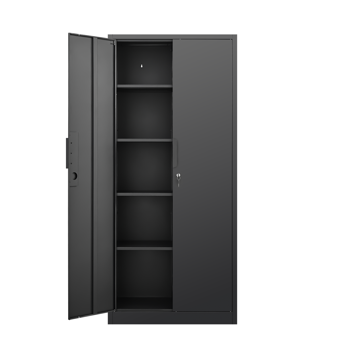 70-Inch 2-Door File Cabinet with Lock, 4 Adjustable Shelves