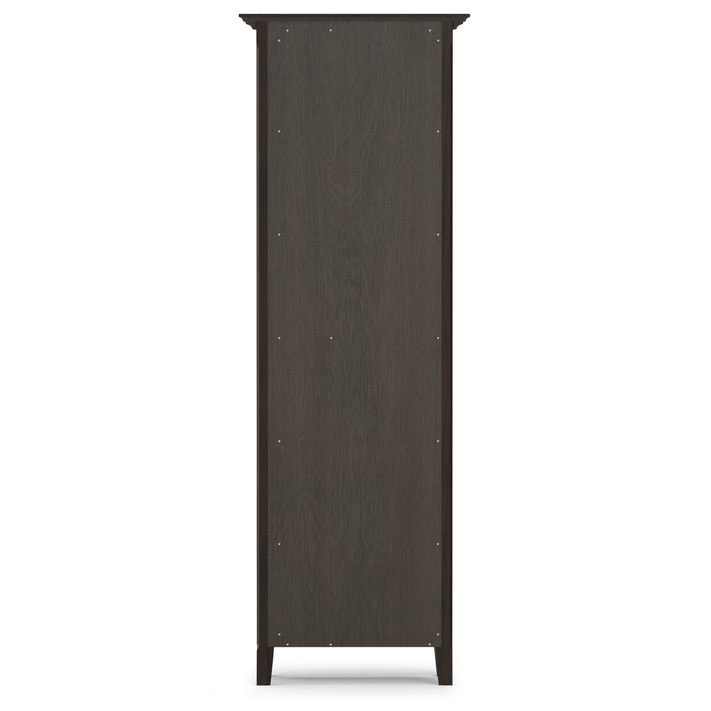 Amherst 24 Inch Solid Wood 5 Shelf Bookcase in Hickory