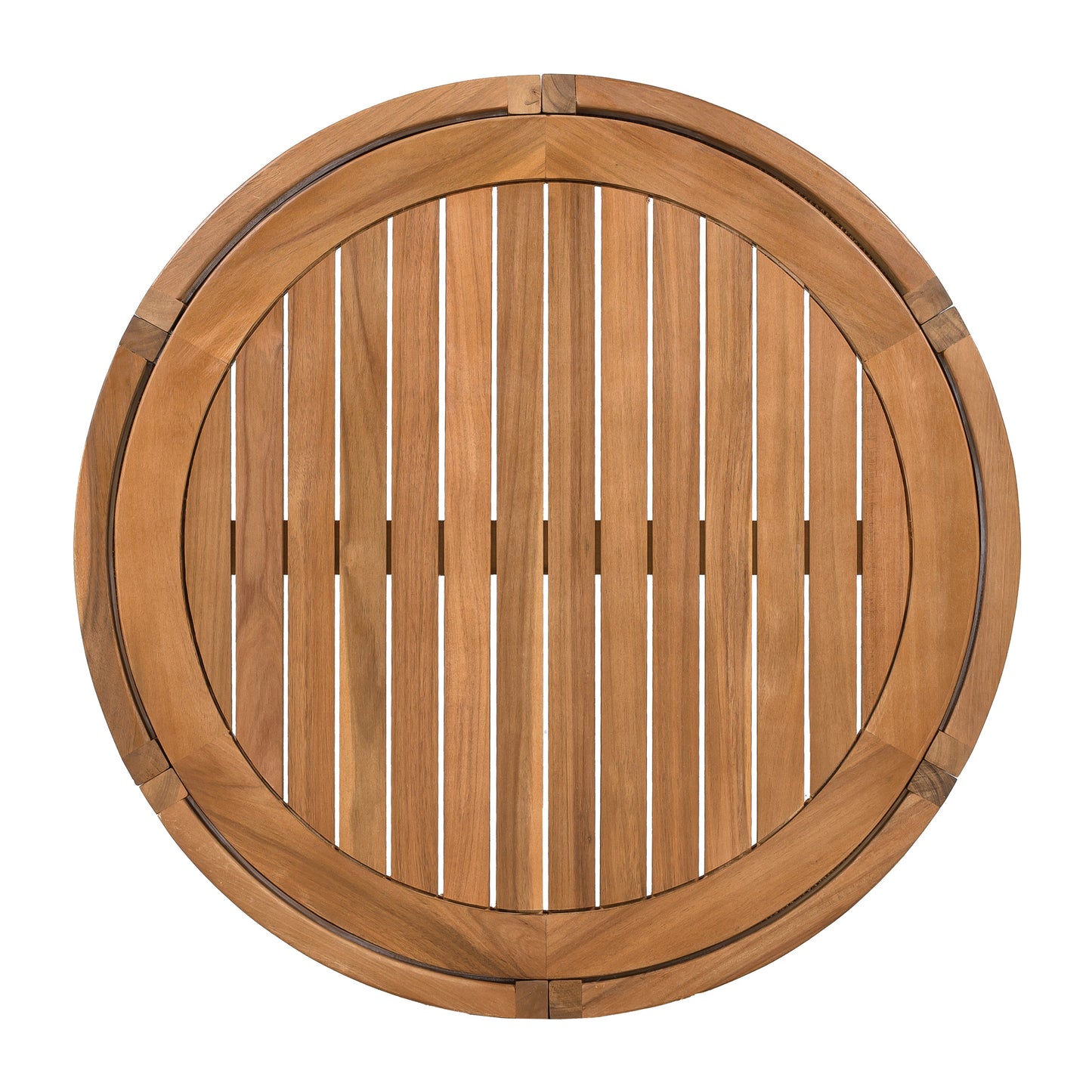 27.95" Acacia Wood Outdoor Coffee Table