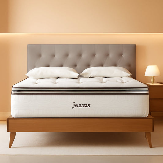 Queen Hybrid Mattress 14 Inch Memory Foam Wrapped Coils