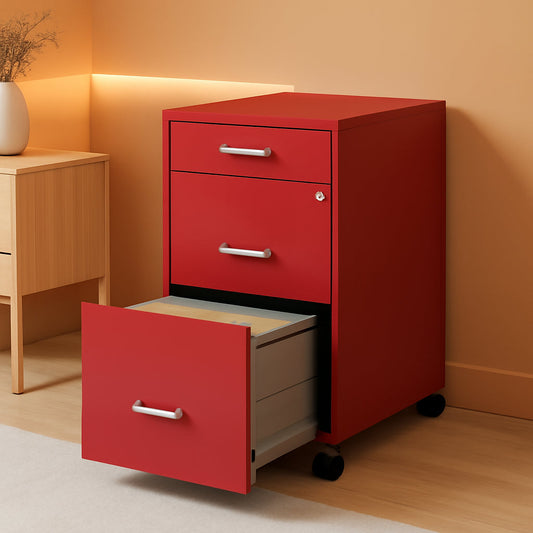 Filing Cabinet 29.52 Inch Tall Lockable Metal Office Storage For Documents And Files In Home Or Office