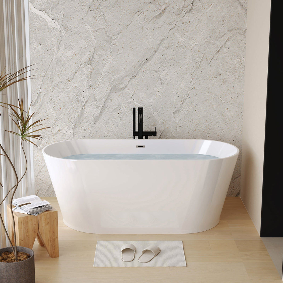 67" Acrylic Freestanding Bathtub