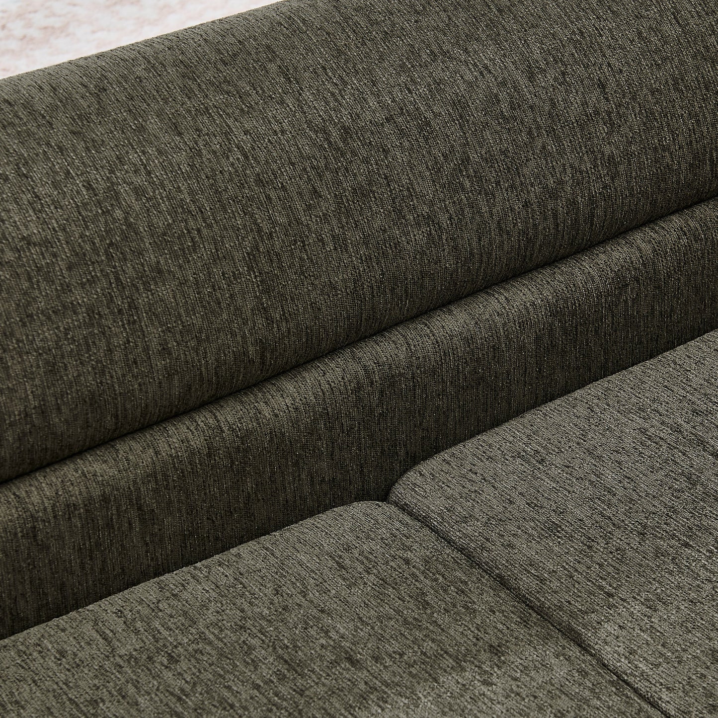 Oversized Pet Sofa, Curved Armrest Rectangular Dog Sofa