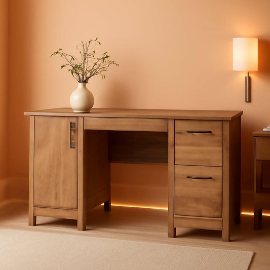 Sindoori Mango Computer Desk With Integrated Drawers