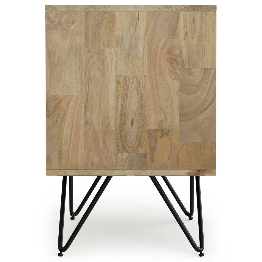 Hunter Solid Mango Wood Nightstand in Refined