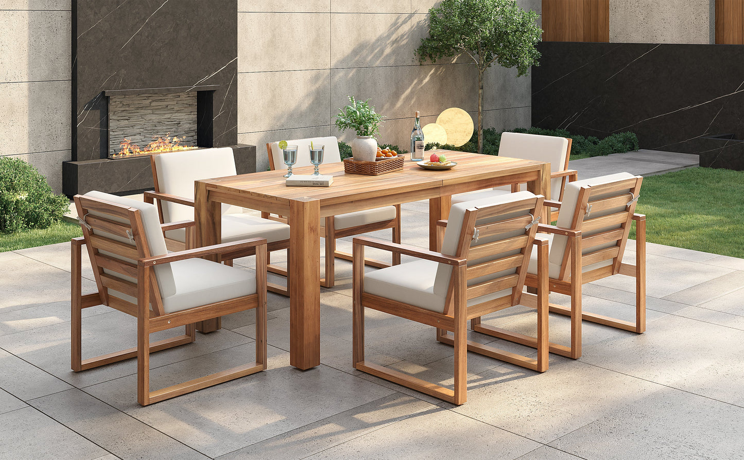 TREXM Patio Table and Chairs Set