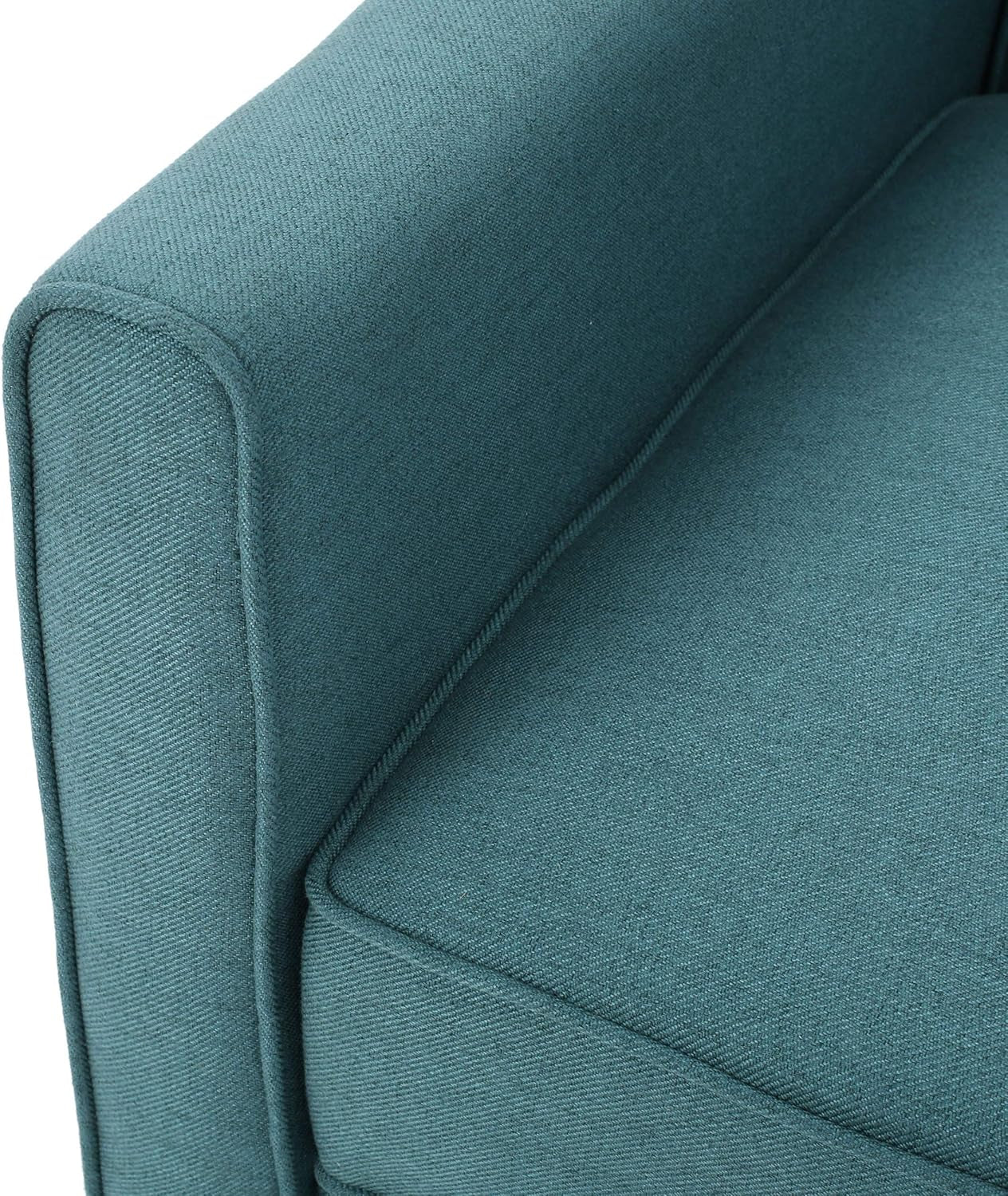 Emmie Fabric Recliner Set In Dark Teal And Dark Brown