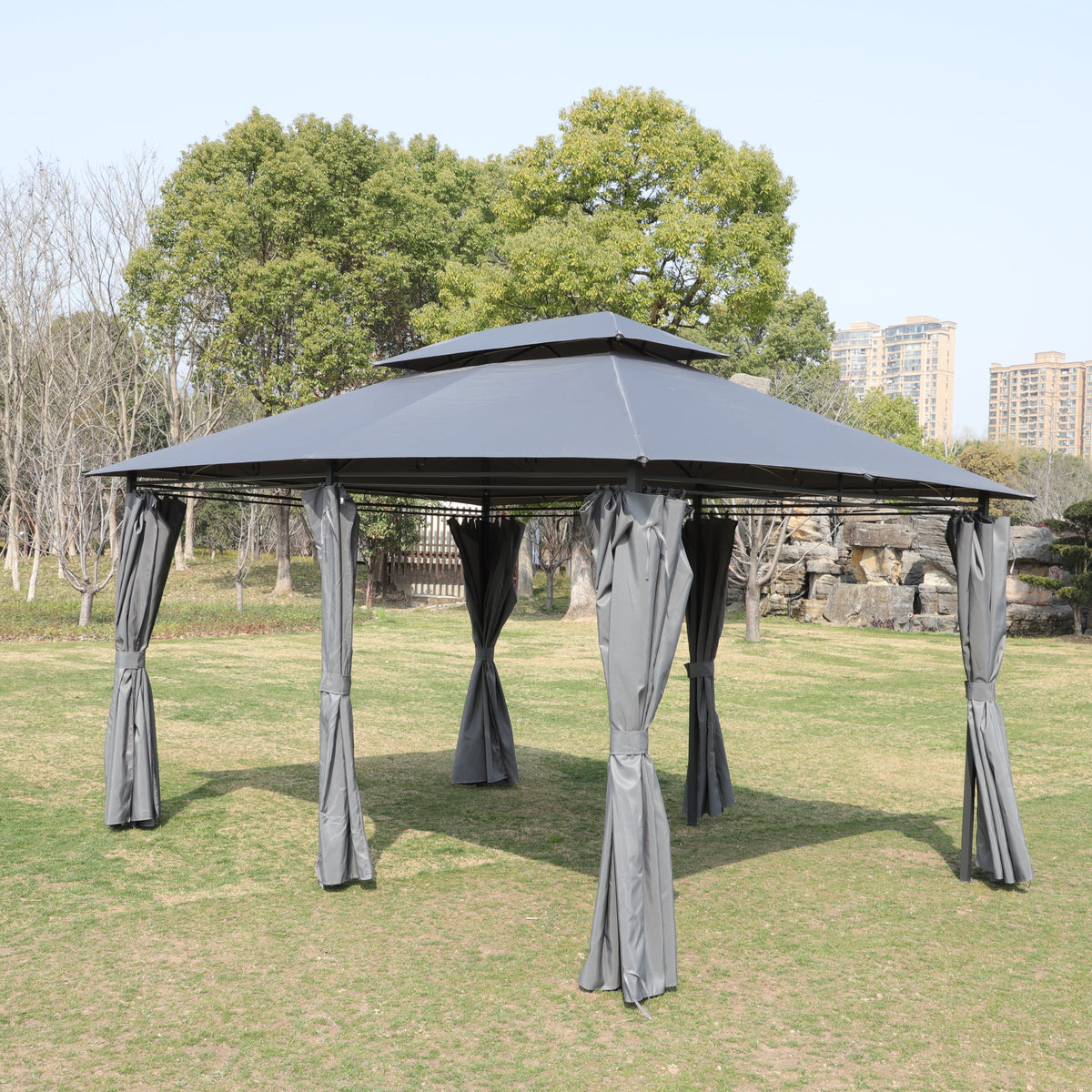 13x10 Outdoor Patio Gazebo Canopy Tent