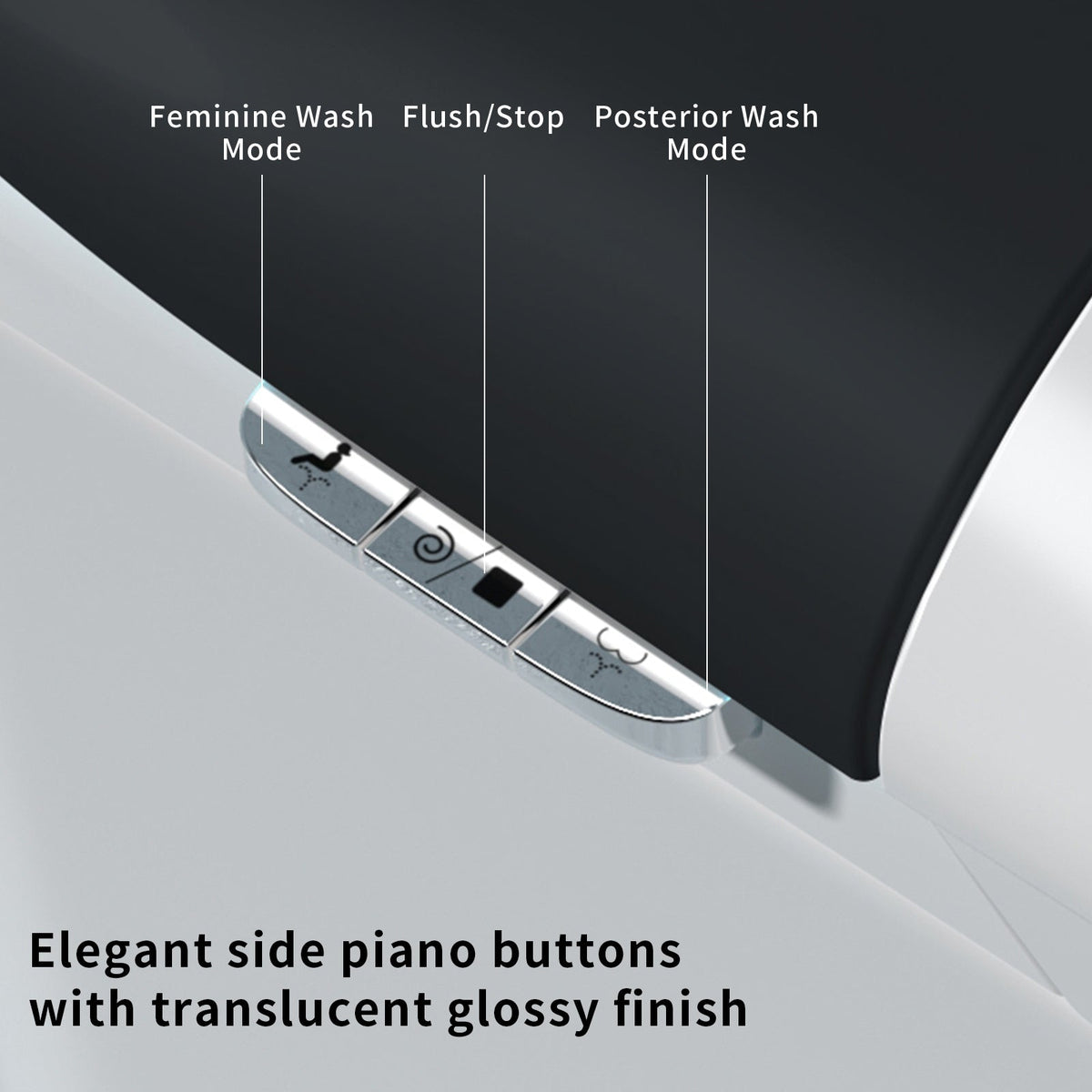 E40 Smart Toilet with Bidet Built In