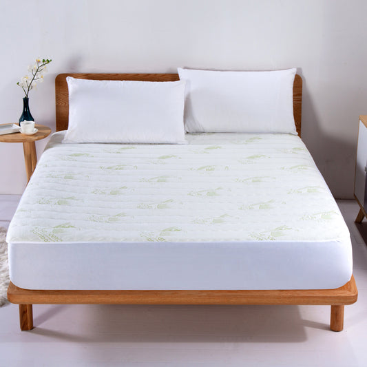 Aloe Vera Quilted Mattress Pad