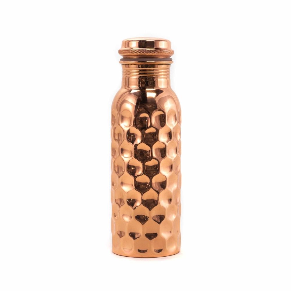 Hammered Copper Water Bottle