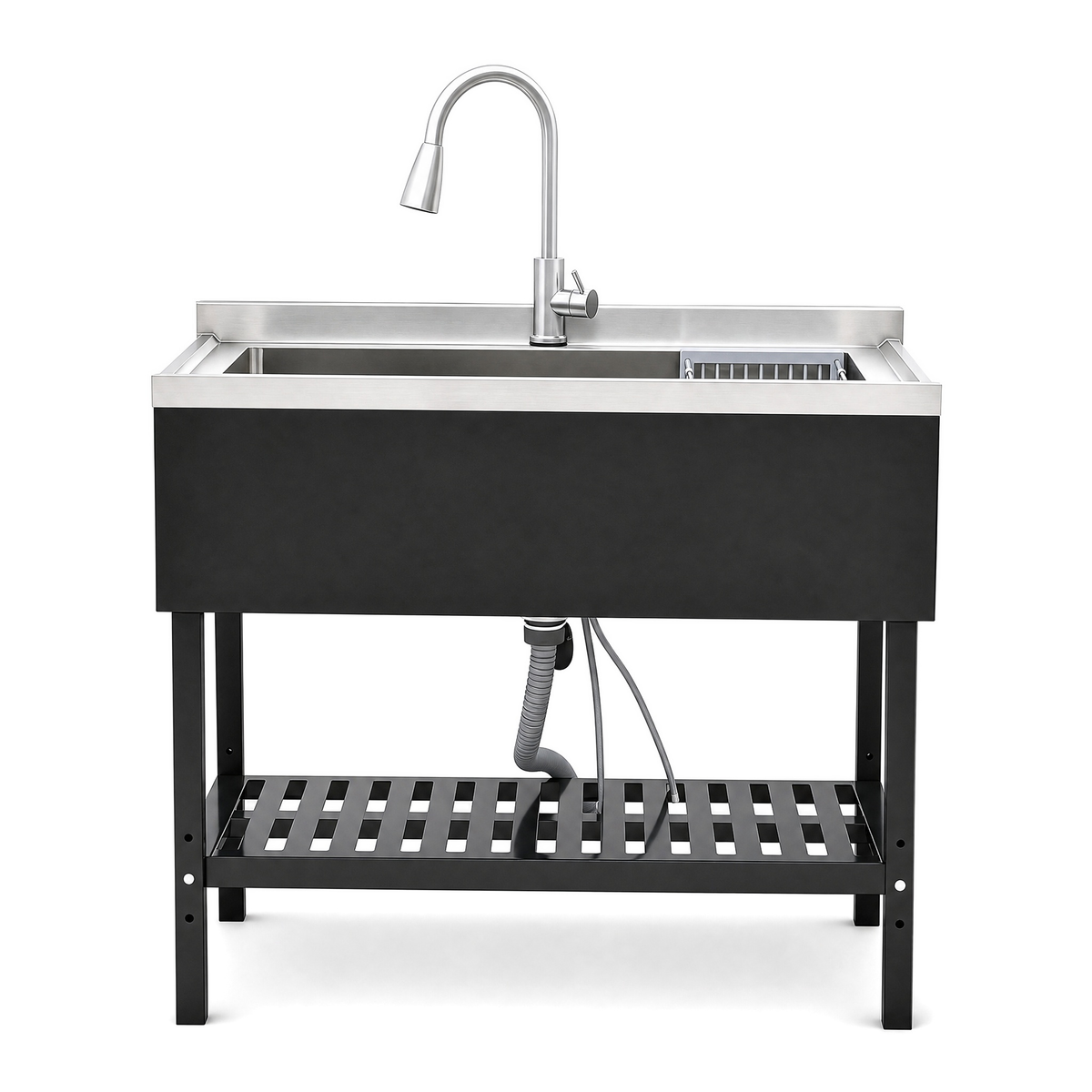 Freestanding Stainless Steel Utility Sink