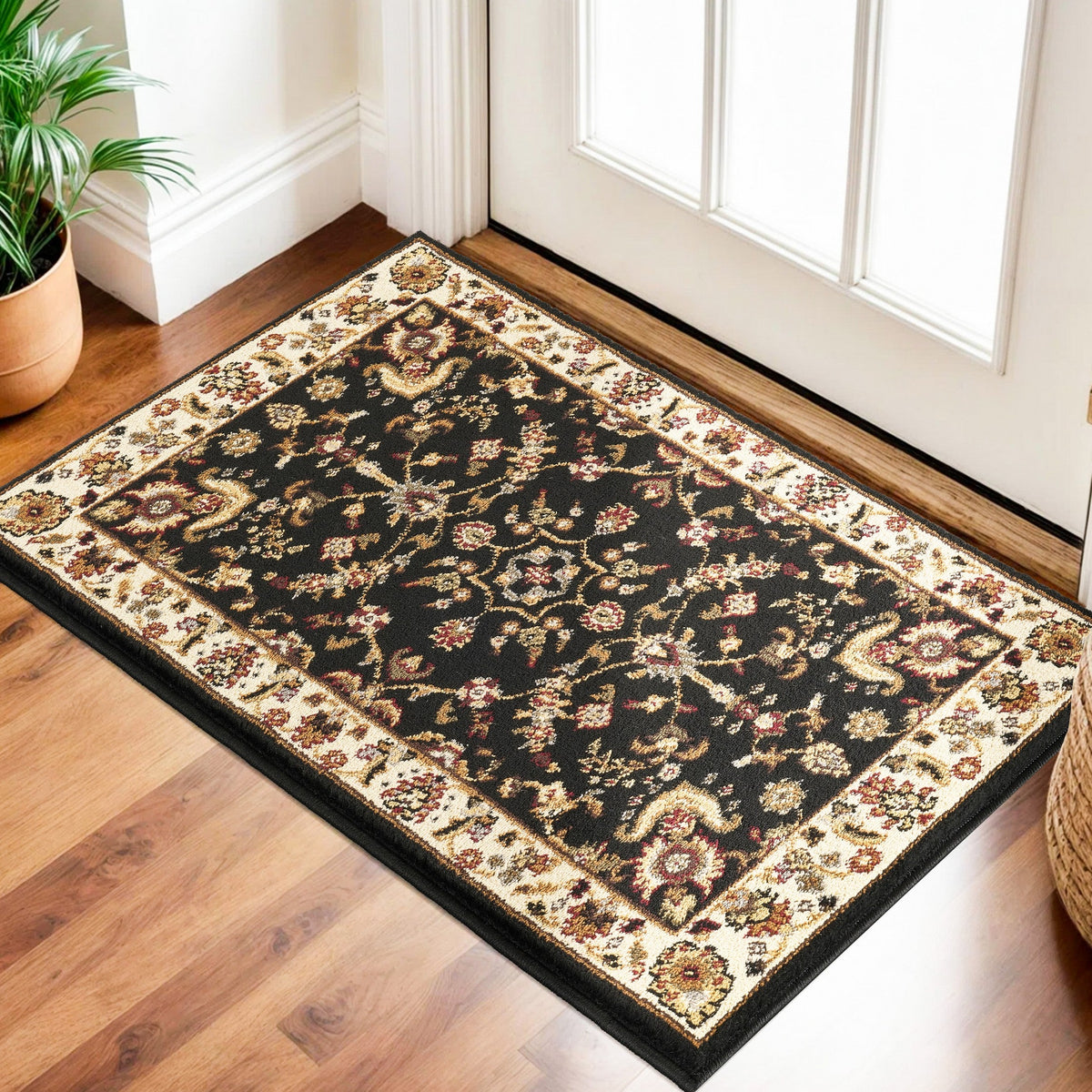 Classic GC_VIN5007 Black Area Rug