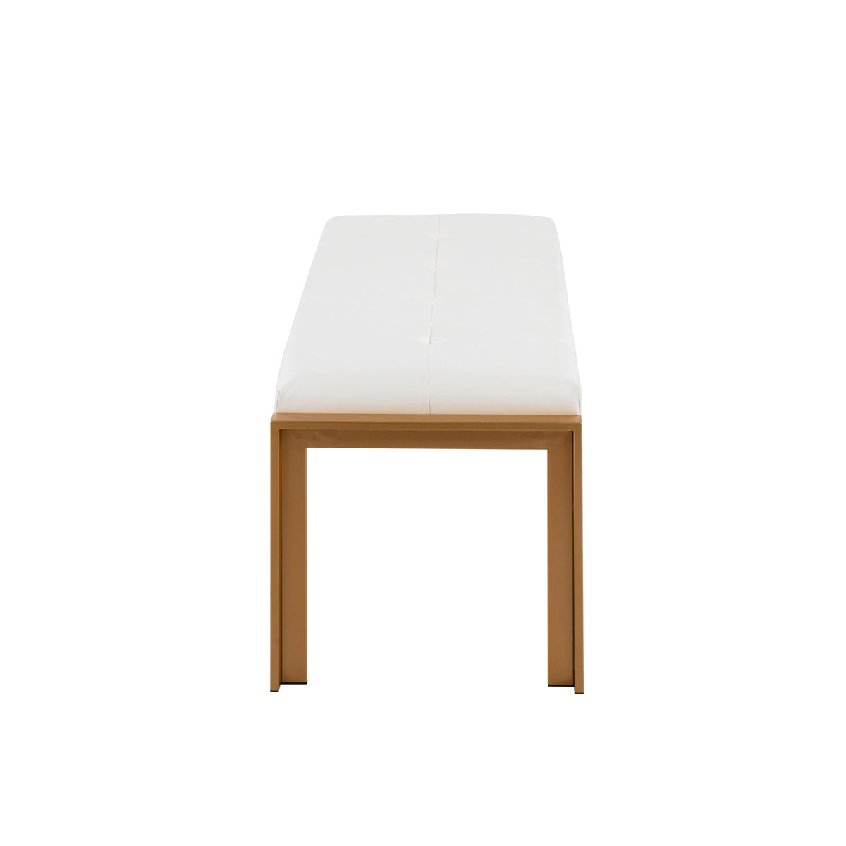 Contemporary Bench in White