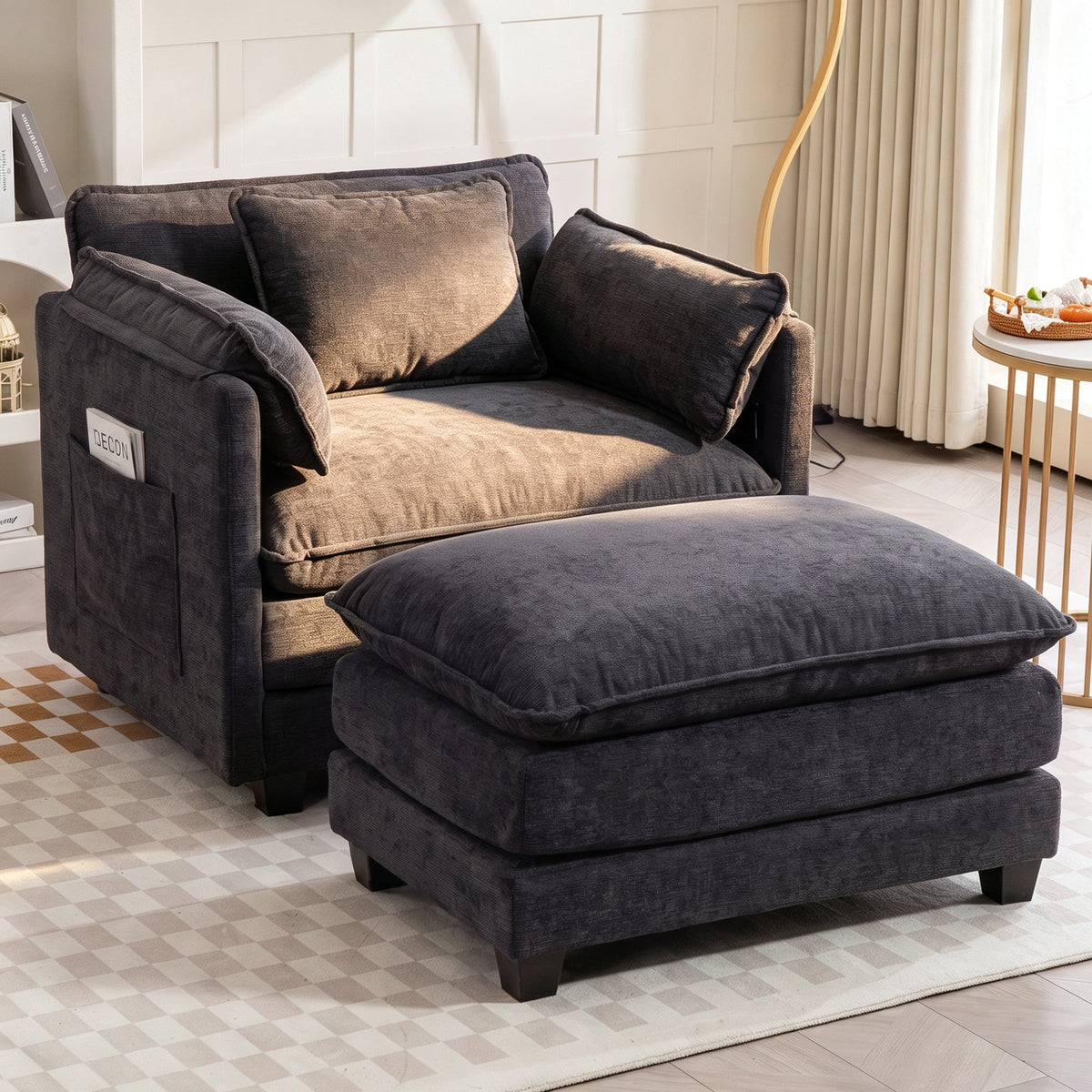 Level Up Oversized Sofa with Ottoman
