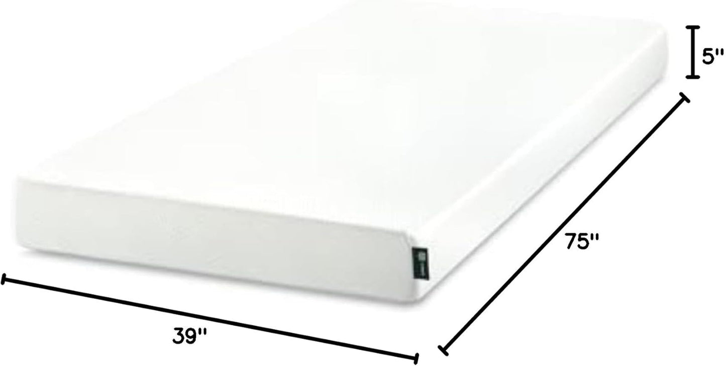 Twin Green Tea Infused Memory Foam Mattress Medium Firm