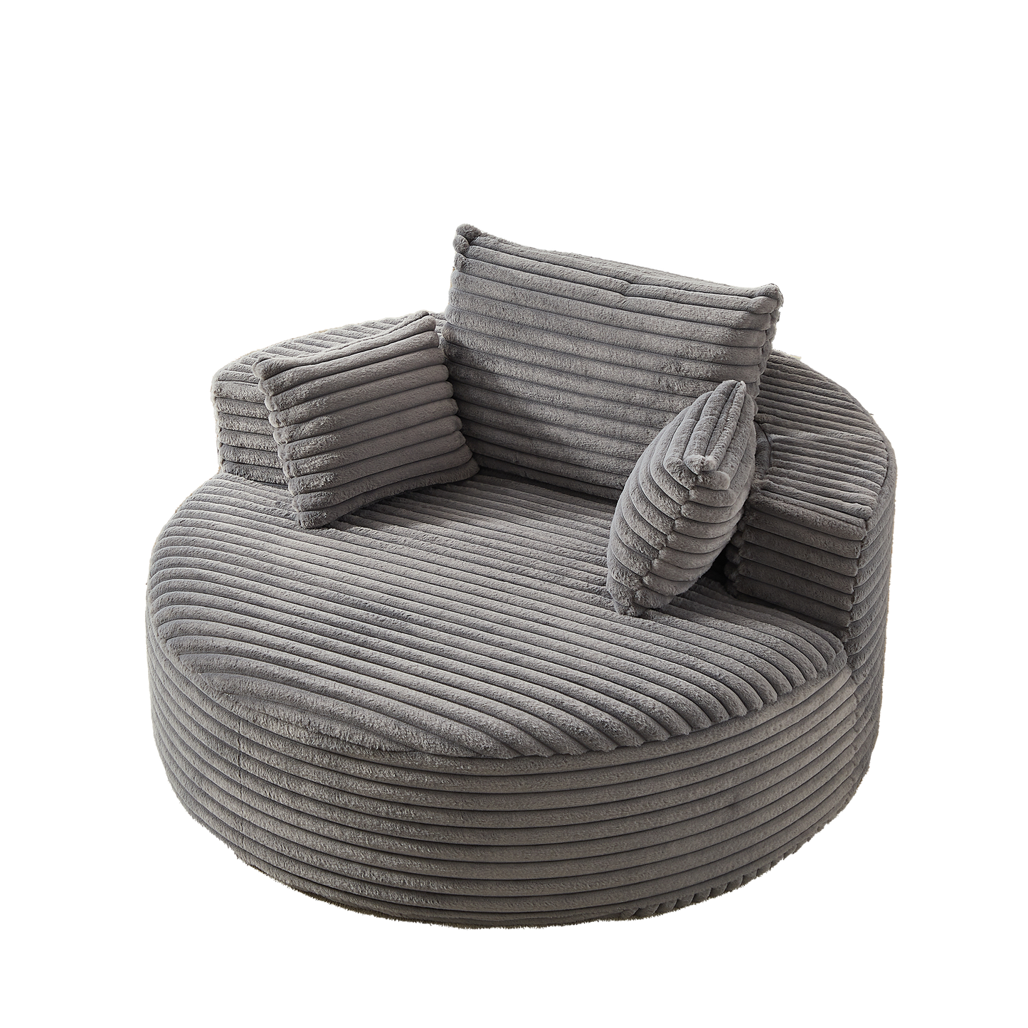 55'L Corduroy Sponge Single Sofa