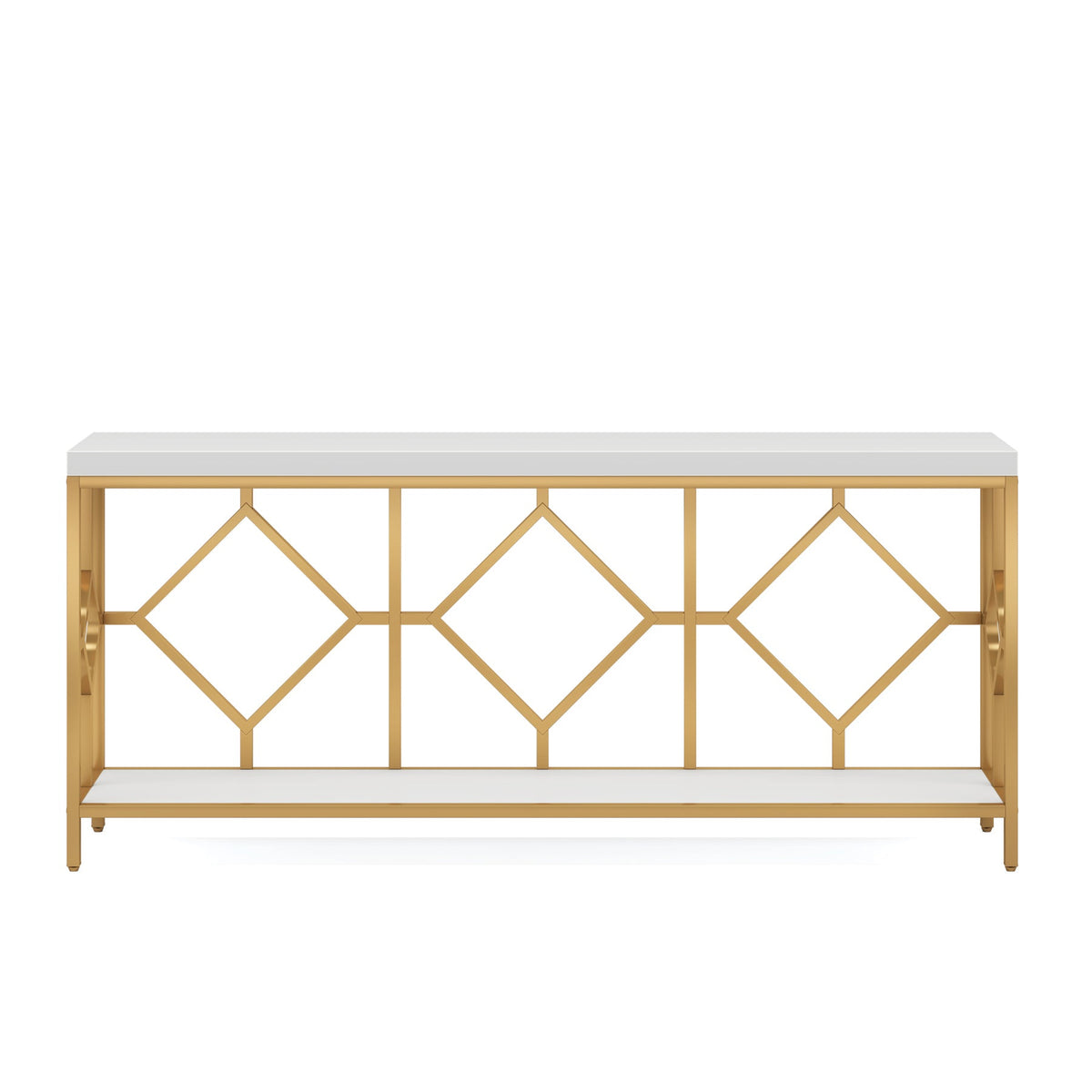 70.9" Extra Long Sofa Table - Industrial Style