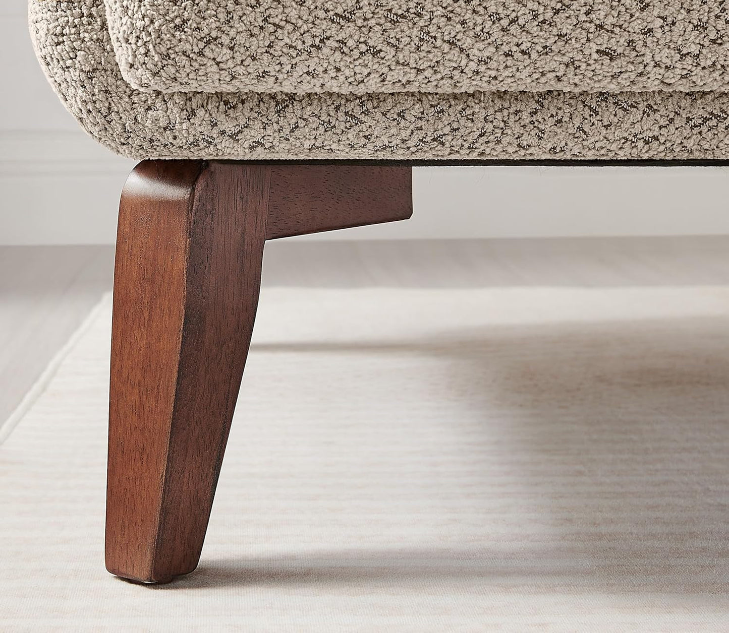Oversized Camel Upholstered Accent Chair Living Room