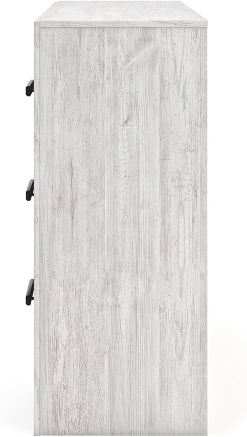 Cayboni Vintage 6 Drawer Dresser With Safety Stop White